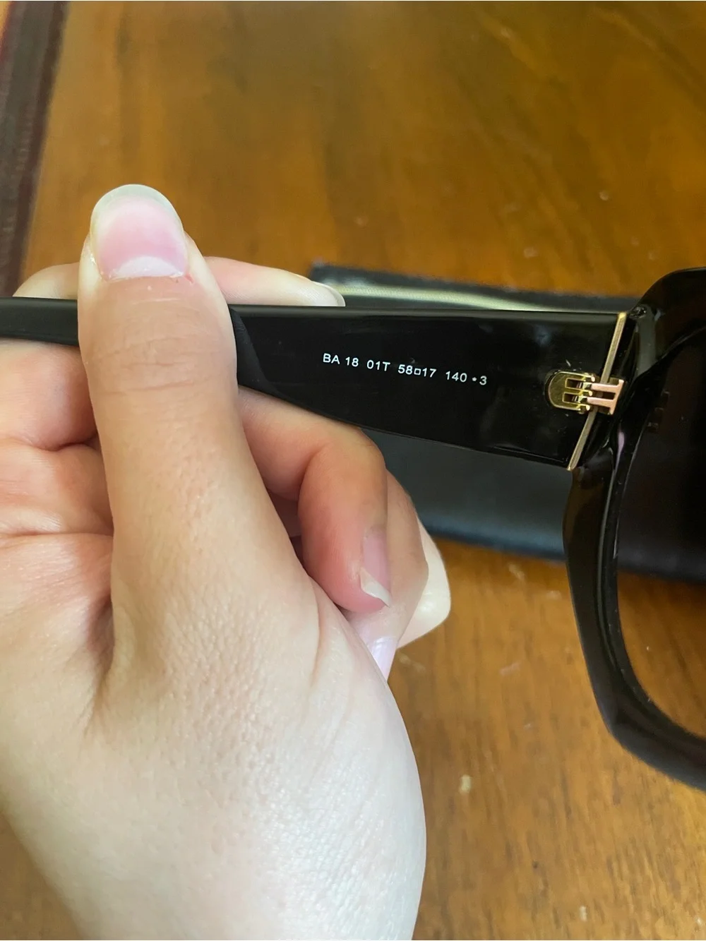 Balenciaga BA 0018 01T Black Polished Sunglasses